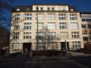 Gebäude Front, nah